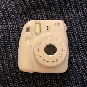 Fujifilm Instax Mini 8 White Polaroid Film Camera